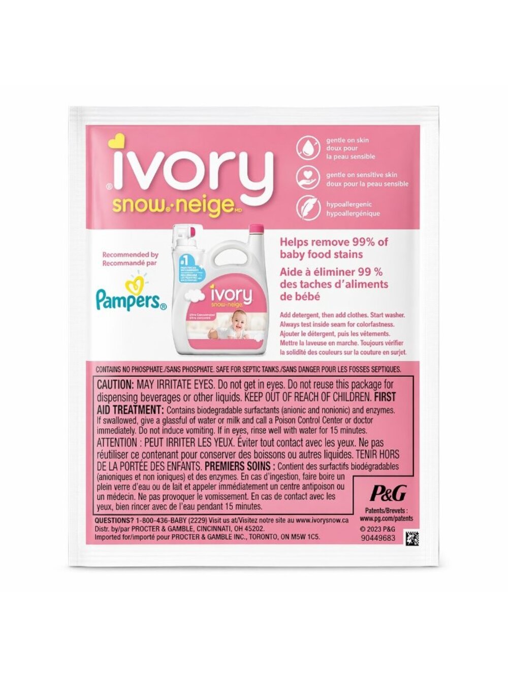 Tide Power Pods + Ivory Snow Baby Detergent Lot Travel Size Laundry Bundle Of 6 - Picture 3 of 5